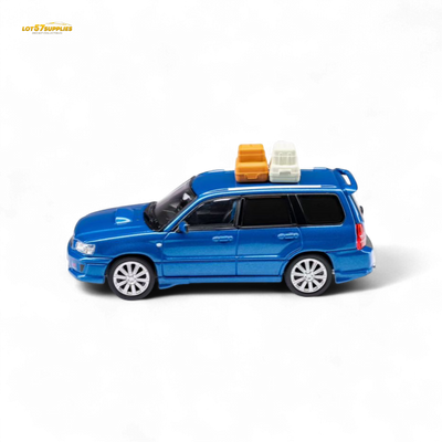 Modelo Subaru Forester SG9 STI Rally Blue 1:64
