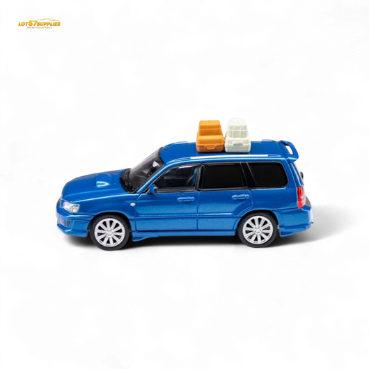 Modelo Subaru Forester SG9 STI Rally Blue 1:64