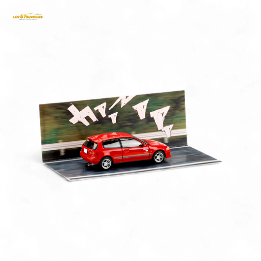 Hobby Japan Honda Civic EG6 Vermelho 1:64