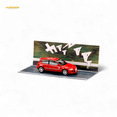 Hobby Japan Honda Civic EG6 Vermelho 1:64