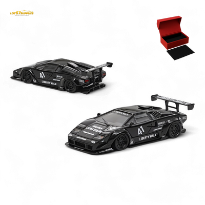 Vision64 Lamborghini Countach Luxury Version Preto 1:64