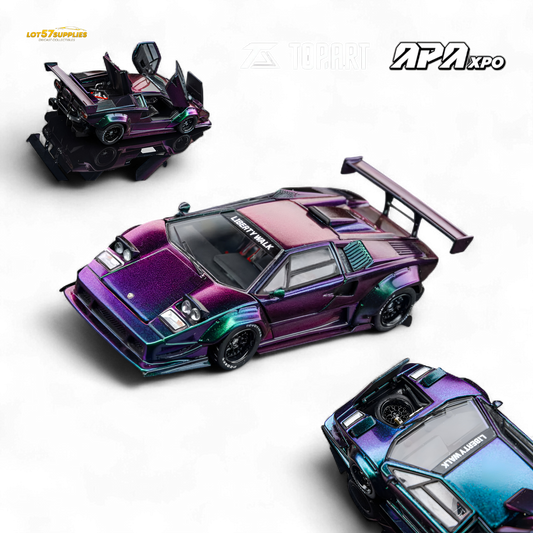 Topart Lamborghini Countach Liberty Walk Chameleon 1:64