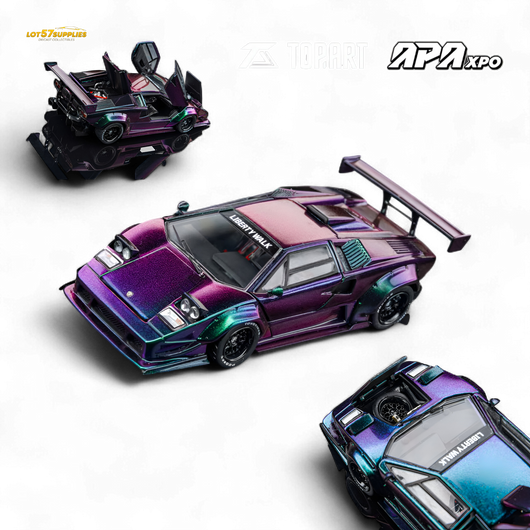 Topart Lamborghini Countach Liberty Walk Chameleon 1:64