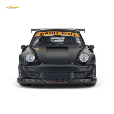 Modelo Modelo Porsche RWB 993 Stella Artois #44 Preto Fosco 1:64