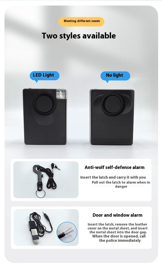 Alarma Personal Antirrobo Portátil Negro - Image 16