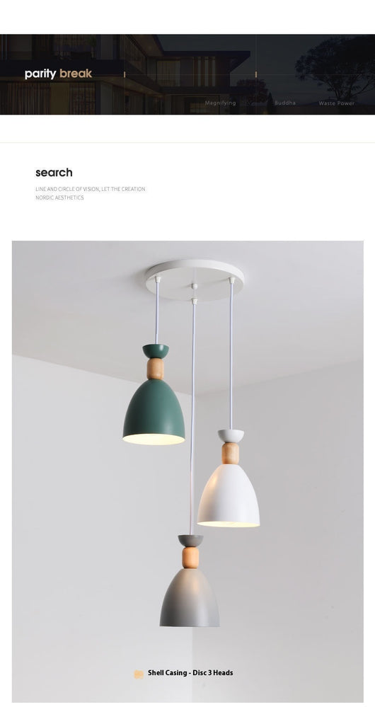 Lámpara Colgante de Tres Brazos para Comedor - Diseño Moderno - Image 8