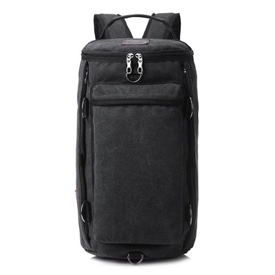 Mochila de Lona Multifuncional de Gran Capacidad para Hombre - Image 12