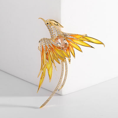Broche Fénix de Lujo Elegante para Mujer - Image 8