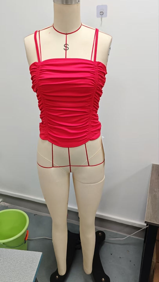 Chaleco Reductor de Seda Helada con Pliegues y Ajuste Slim - Image 8