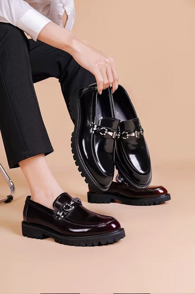 Zapatos Gommino con Hebilla Horse Street en Cuero Japonés Pulido para Hombre - Image 33