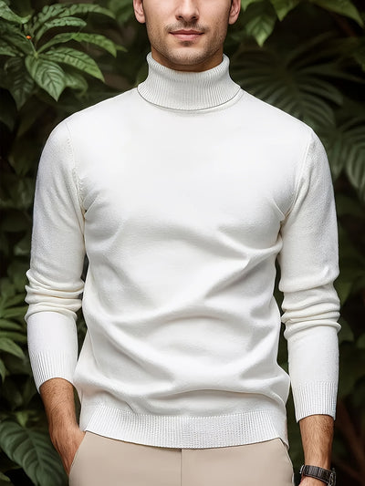 Suéter Cuello Alto Viscosa Hombre - Versátil y Suave - Image 4