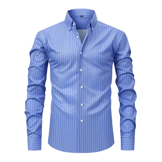 Camisa Ejecutiva de Rayas Premium para Hombre - Image 7