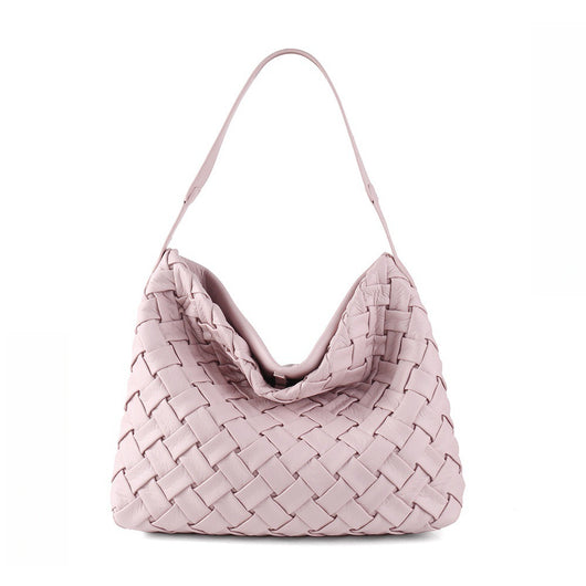 Bolso de Cuero Plisado con Gran Capacidad - Bolsa de Hombro Portátil y Elegante - Image 9