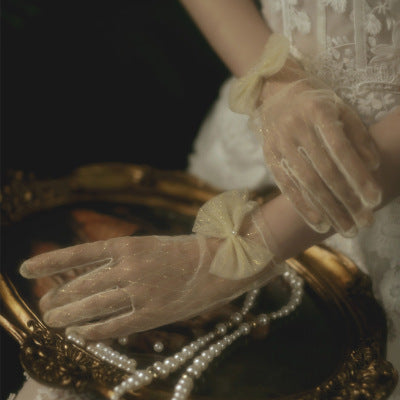 Guantes Sin Dedos para Novia - Elegancia y Comodidad en tu Boda - Image 8