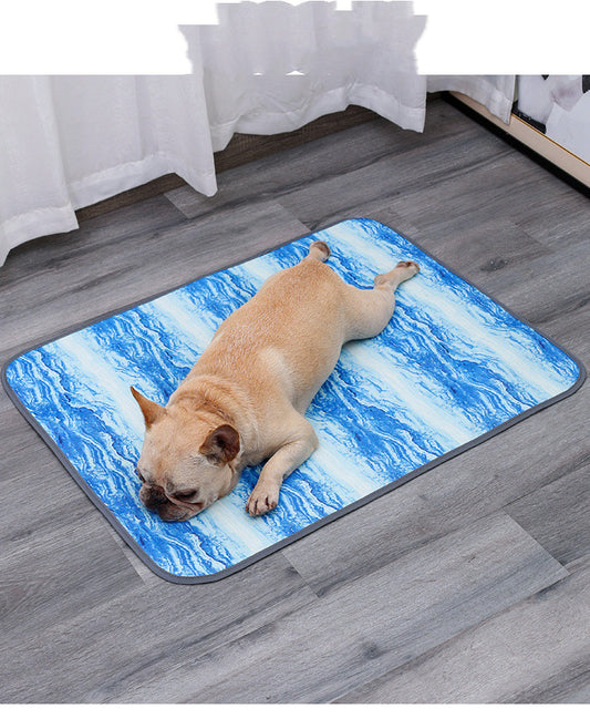 Colchoneta Refrescante Ice Silk para Mascotas - Transpirable y Fresca