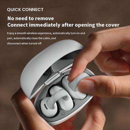 Auriculares Inalámbricos Clip-on Bluetooth con Cancelación de Ruido y Batería Extendida - Image 3