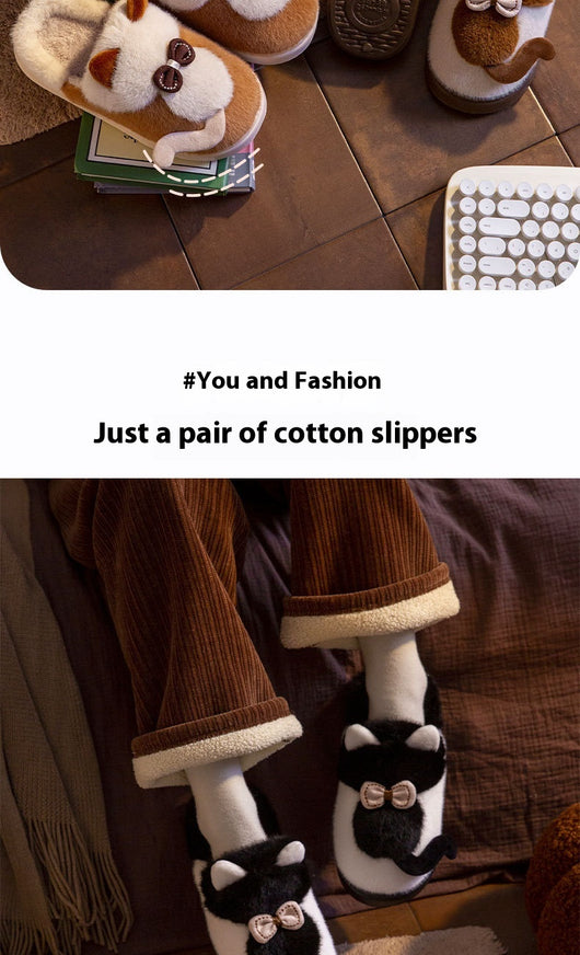 Pantuflas Felinas Esponjosas - Cómodas Zapatillas Peluche para Casa Invierno - Image 18