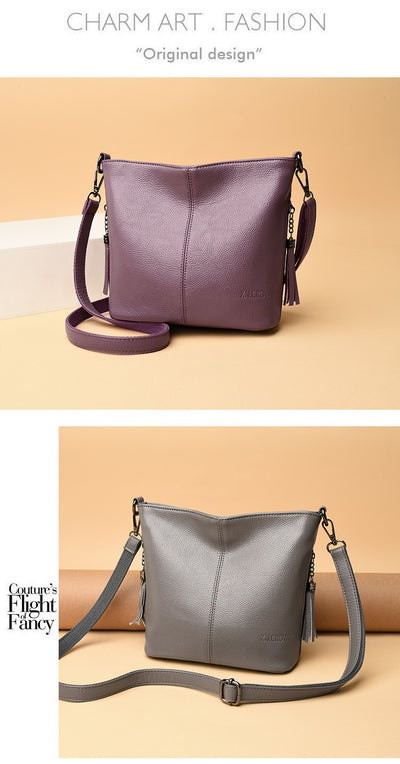 Bolso Bandolera Mujer de Gran Capacidad con Detalles de Borlas - Image 21