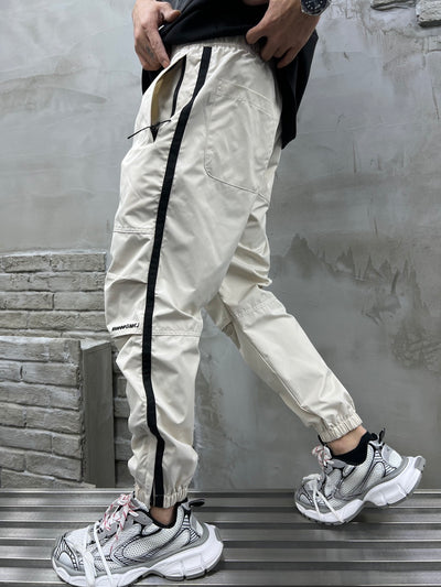 Pantalones Deportivos Casual con Diseño de Combinación de Colores - Image 4