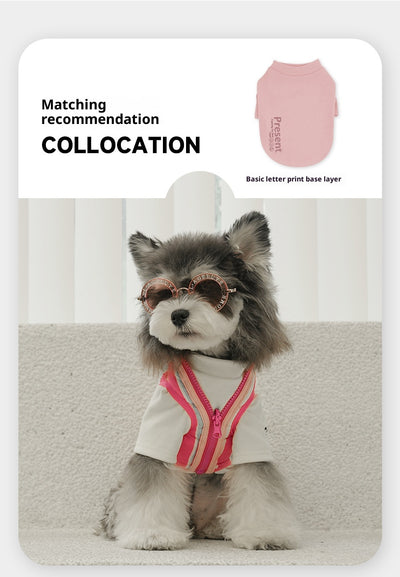 Chaleco Acolchado Reversible para Mascotas - Colores Pastel Invierno - Image 7