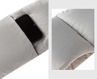 Bufanda Térmica Corta con Bolsillo y Diseño Cruzado para Mujer - Invierno y Deportes - Image 14