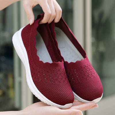 Zapatos Deportivos Tejidos Voladores Talla Grande para Mujer - Image 12