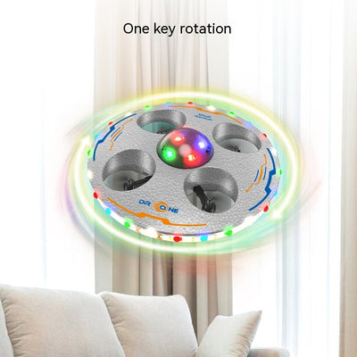 Dron Platillo Volador Luminoso Resistente a Caídas para Niños - Image 3