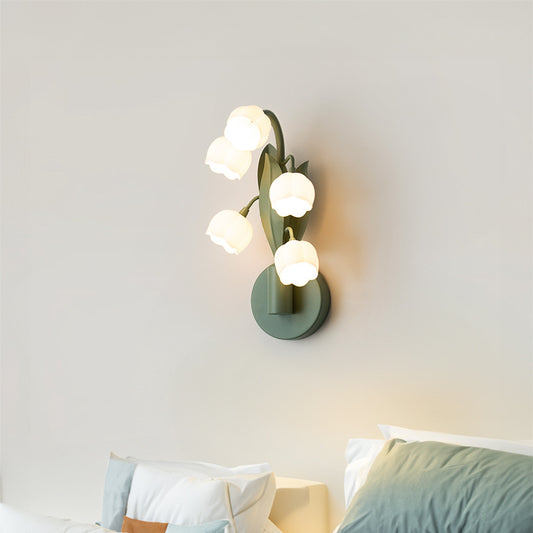 Lámpara de Pared Pastoral Francesa para Dormitorio - Diseño Minimalista Moderno