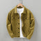 Chaqueta Camisa Denim Retro Francesa Casual para Hombre