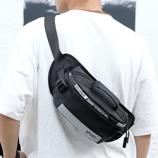 Bolsa Reflectante de Cintura para Hombre - Mochila Crossbody Deportiva - Image 7