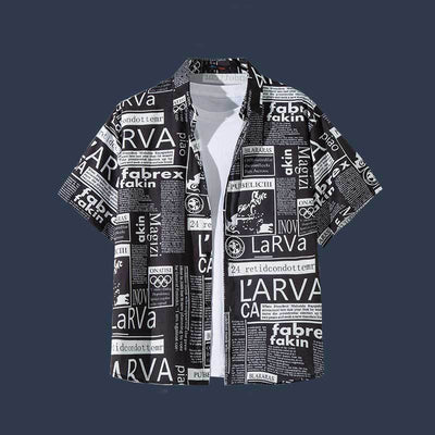 Camisa Floral Vintage con Estampado Óleo para Hombre - Image 13