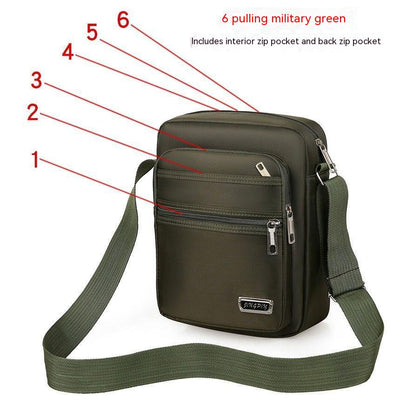 Bolso Bandolera Impermeable de Gran Capacidad con Múltiples Compartimentos - Image 8