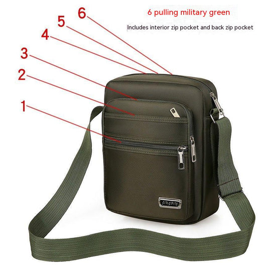 Bolso Bandolera Impermeable de Gran Capacidad con Múltiples Compartimentos - Image 8