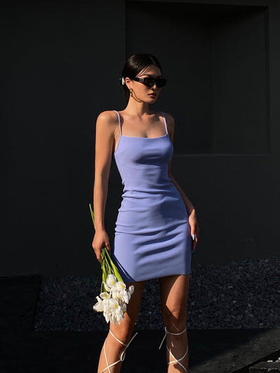 Vestido Slip Mujer Cintura Alta Elegante con Abertura - Image 6