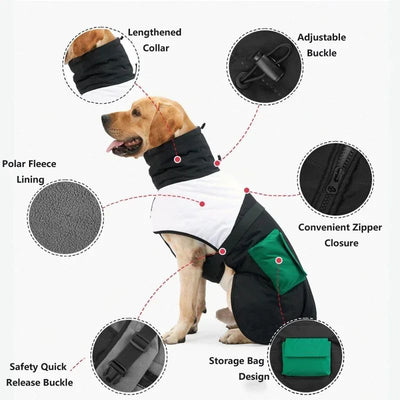 Abrigo Impermeable Térmico para Perros - Protección Total en Invierno - Image 3