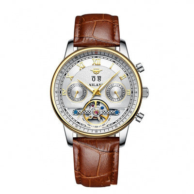 Reloj Automático para Hombre con Fases Lunares y Diseño Empresarial - Image 11