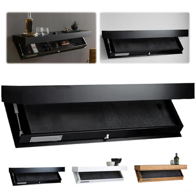 Mueble Botellero Flotante de Pared - Estantería Moderna para Vinos - Image 3