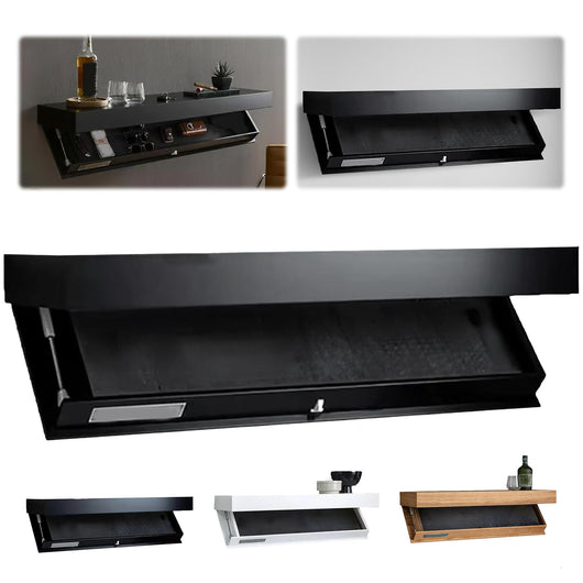 Mueble Botellero Flotante de Pared - Estantería Moderna para Vinos - Image 3