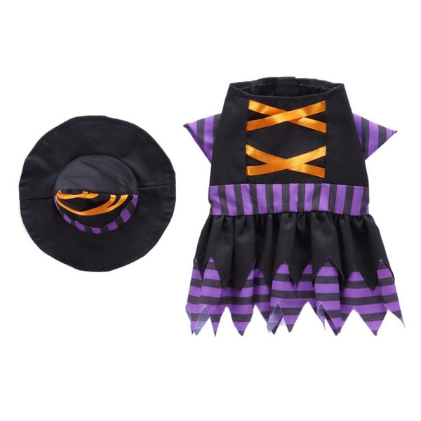 Falda Halloween para Mascotas - Disfraz Alternativo Morado