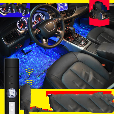 Luz Ambiental LED para Auto con Control por Voz y Carga Inalámbrica - Image 9