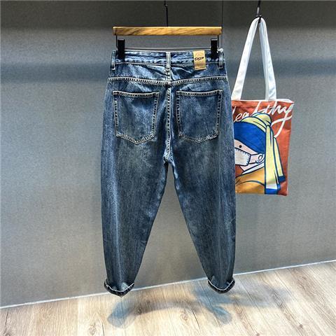 Jeans Rectos Holgados Talle Grande Estilo Retro con Corte Afilado - Image 4