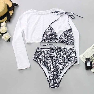 Bikini de Tres Piezas Cintura Alta Sexy - Image 29