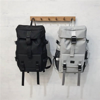 Mochila de Viaje Negra con Gran Capacidad y Compartimentos de Herramientas - Image 6