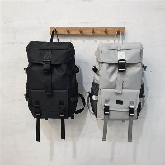 Mochila de Viaje Negra con Gran Capacidad y Compartimentos de Herramientas - Image 6