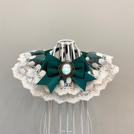 Babero Pañuelo para Mascotas Estilo Princesa con Joyería Adorable