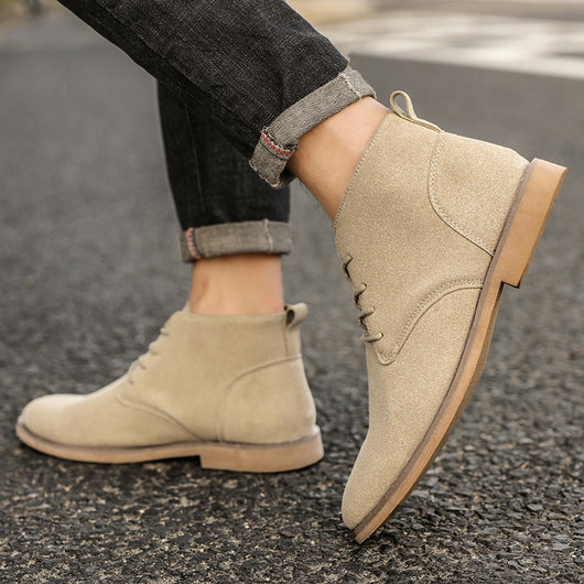 Zapatos y Botas de Negocios Retro Británico para Hombre - Image 17
