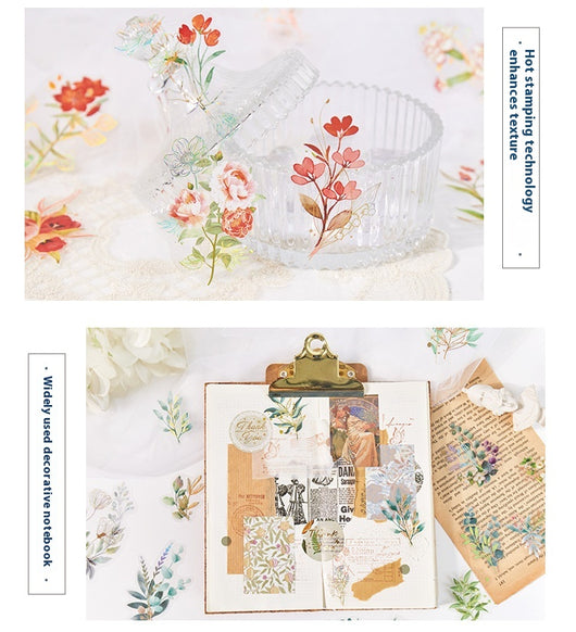 Cuaderno de Flores y Plantas - Material Decorativo 40 Piezas - Image 20