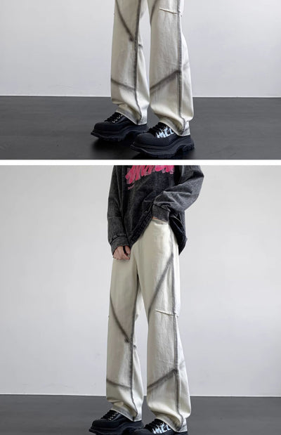 Jeans Tie-Dye de Lujo Minimalista - Estilo Urbano Contemporáneo - Image 18