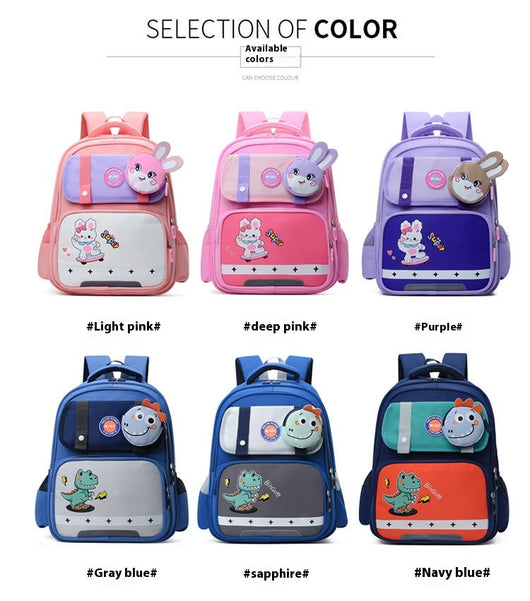 Mochila Escolar Infantil Gran Capacidad con Protección Dorsal Dinosaurio - Image 11