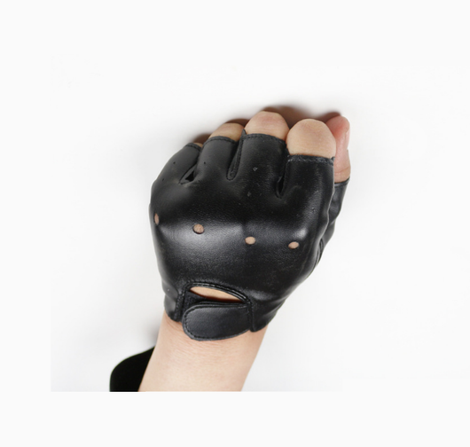 Guantes de Cuero para Niños sin Dedos - Protección Outdoor - Image 9